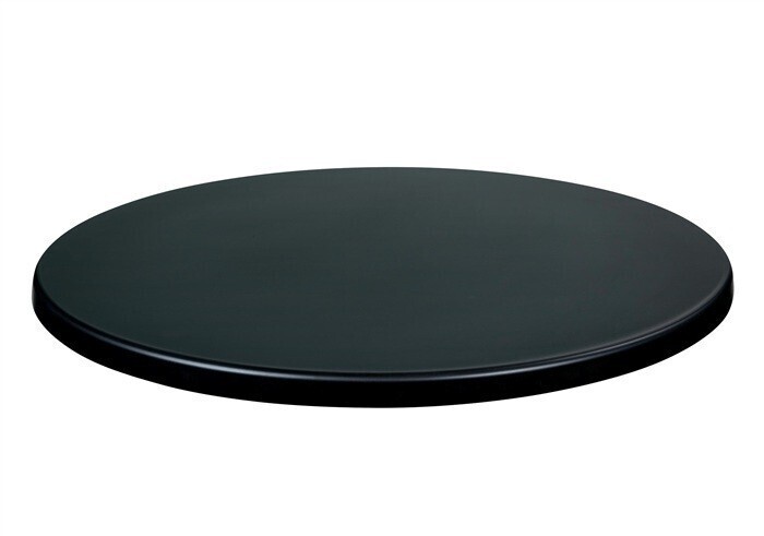 Tablero de mesa Werzalit SM, NEGRO 55, 60 cms de di�metro*.