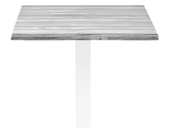 Tablero de mesa Werzalit Alemania, ANTIQUE WHITE 202, 80 x 80 cms*