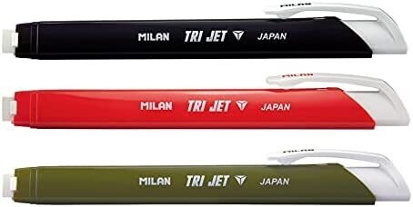 MILAN Blíster portagomas TRI JET con gomas de recambio