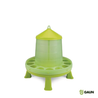 TOLVA PLASTICO AVES 12 KG. CON PATAS (PISTACHO)