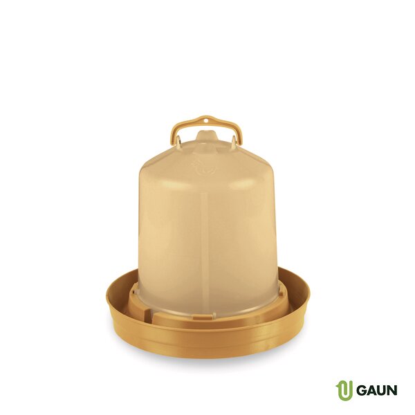BEBEDERO PREMIUM 8 LTS. CON TAPON (ORO)