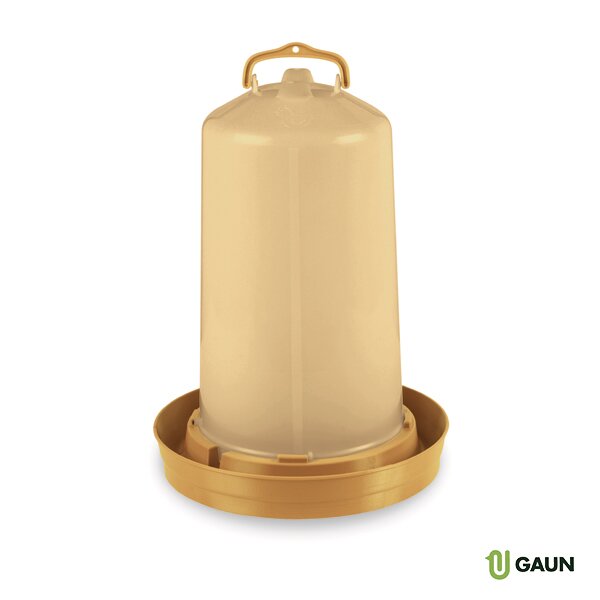 BEBEDERO PREMIUM 12 LTS. CON TAPON (ORO)