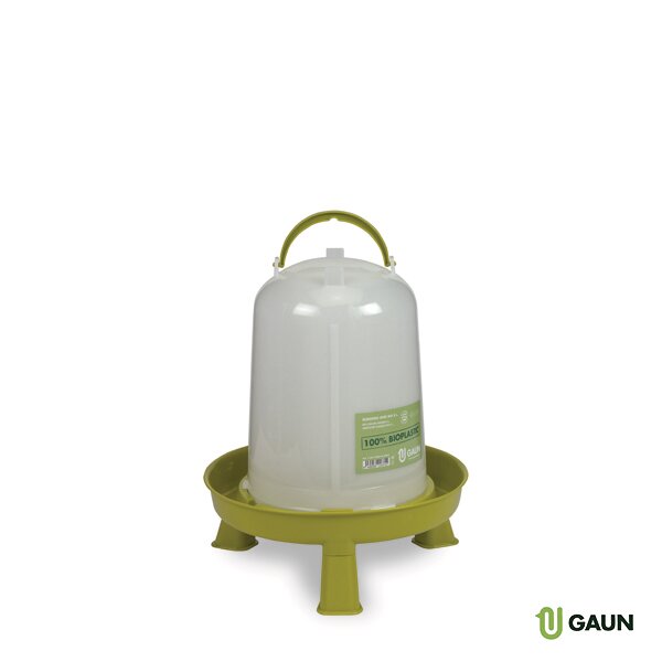 BEBEDERO AVES BIO 8 LTS. CON PATAS