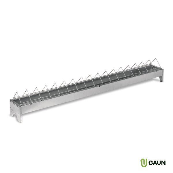 COMEDERO AVES METALICO 1 MT. REJILLA ANCHA