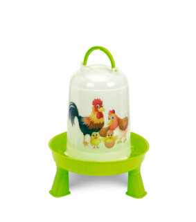 TOLVA AVES ECO 5 LTS. CON PATAS (PISTACHO) - HAPPY