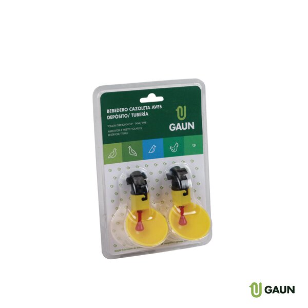 BEBEDERO CAZOLETA AVES DEP�SITO / TUBER�A - 2 uds.