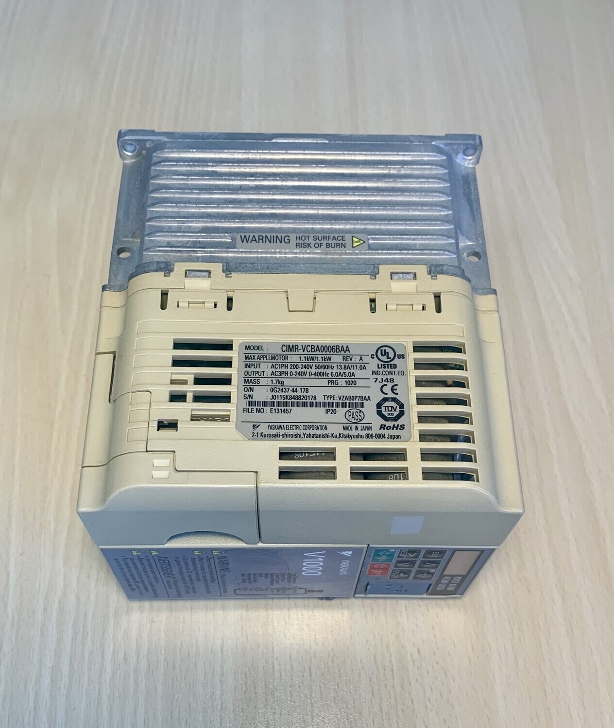Omron yaskawa cimr vcba0006baa