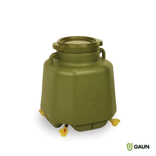 BEBEDERO PLASTICO CAMPO CON CAZOLETA - 40 L.