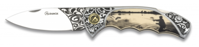 Navaja Albainox Decorada. Hoja  8.3