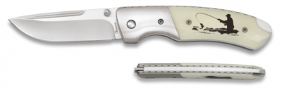 Navaja albainox deluxe pesca. hoja 8 cm