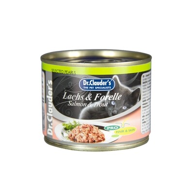 CAT WET SEL. HAIR&SKIN PEARLS SALMON Y TRUCHA