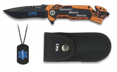 Navaja Albainox EMS. Con chapa. H 8.1