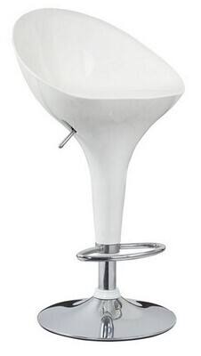 Taburete DANDY ( L ), cromado, abs blanco