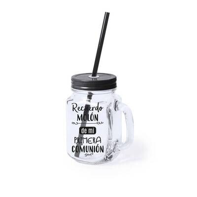 JARRA CRISTAL "RECUERDO MOLÓN" NEGRA (SIN CAJA)