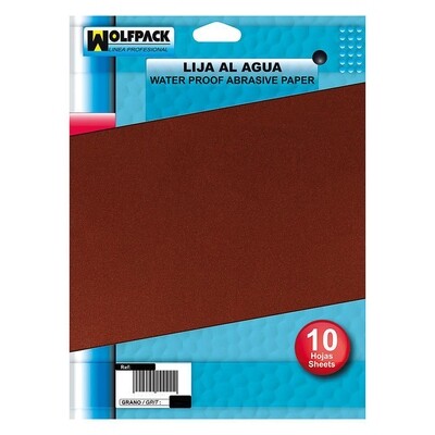 Lija Agua Grano 360 (Pack 3 Pliego)