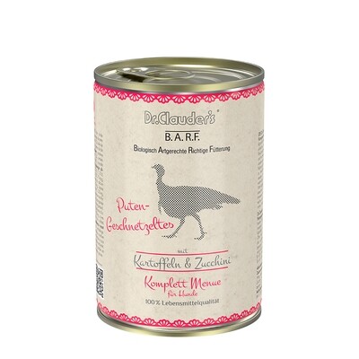 BARF DOG COMPLETE MENU TIRAS DE PAVO