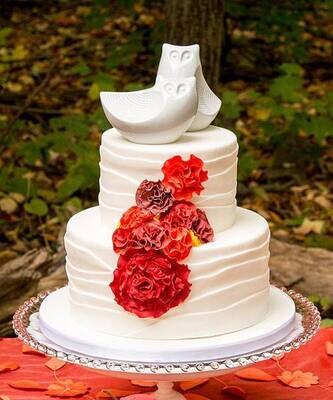 BA�OS DE PORCELANA PARA PASTEL DE BODA