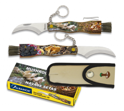 Navaja de Setas impresa 2 caras. h  7.3