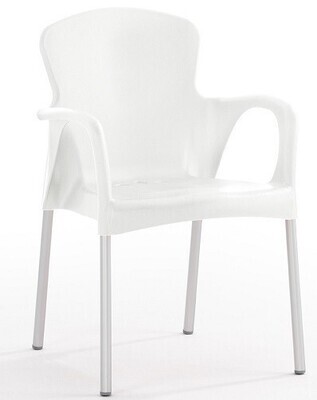 Sill�n SENA, apilable, polipropileno blanco*