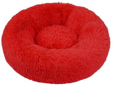 CHRISTMAS CAMA PUFF SMOOTH BASKET ROJO