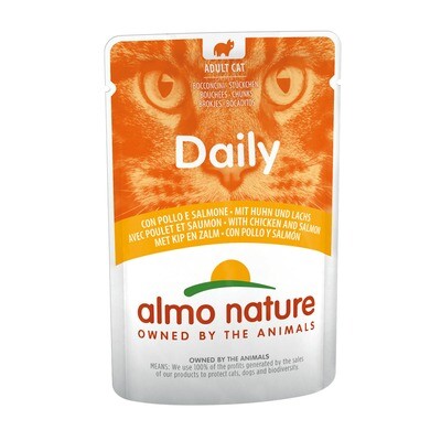 CAT WET DAILY BOCADITOS 70G DOS UNIDADES