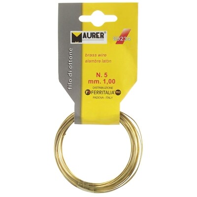 Alambre Lat�n Maurer n�  5 / 1,0 mm. 7 Metros
