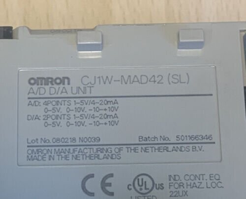 Omron Cj1w Mad042 SL Cj1wmad042 SL