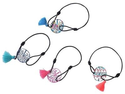 PULSERA ��RBOL DE LA VIDA CON POMP�N