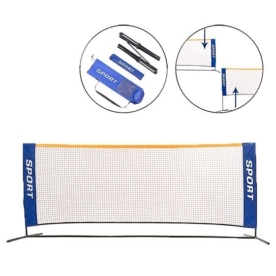 SET MINITENIS/MINIBADMINTON MET�LICO