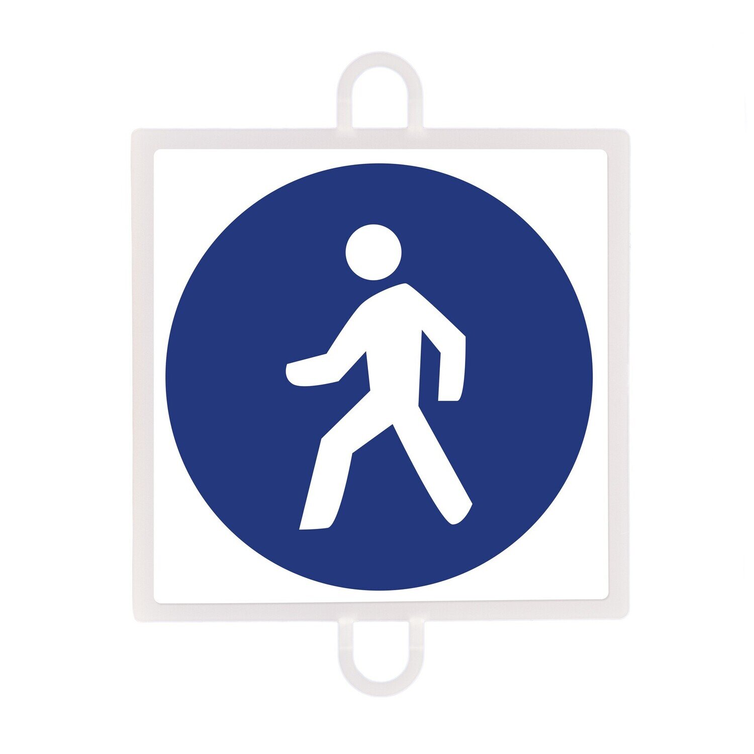 PANEL DE SE�ALIZACION TRAFICO DE OBLIGACION N� 3 (PEATONES)