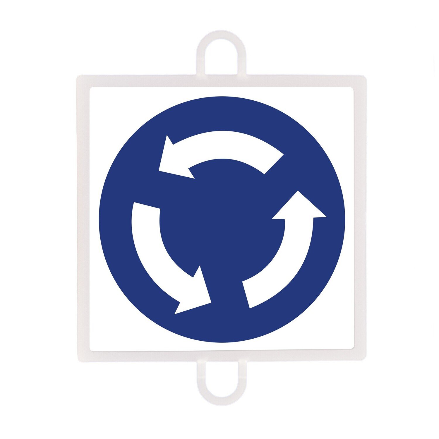 PANEL DE SE�ALIZACION TRAFICO DE OBLIGACION N� 4 (INTERSECCION)