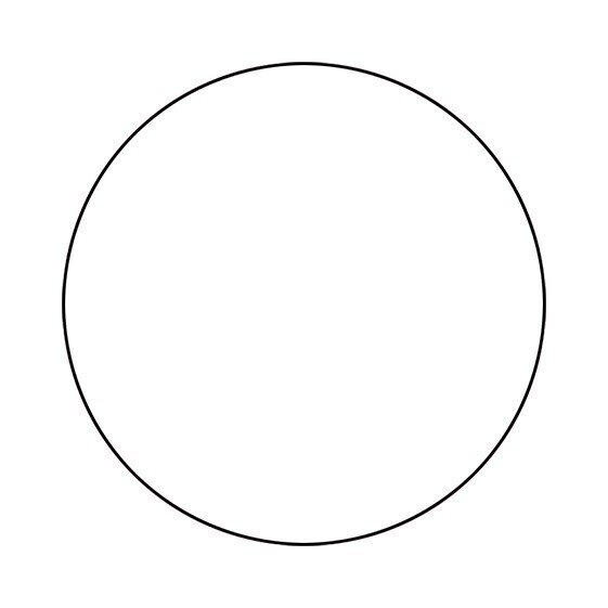 VINILO CIRCULO (12 CM DIAMETRO) PARA CONO