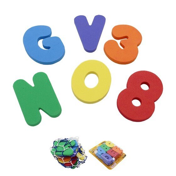 SET LETRAS Y N�MEROS FOAM