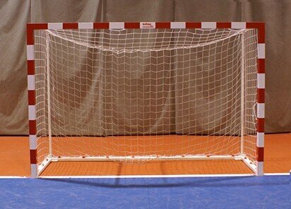 JGO PORTER�AS F.SALA/BALONMANO MET�LICAS TRASLADABLES 80X80MM CON BASE 80X40MM