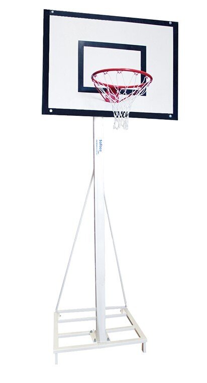JUEGO CANASTAS MINIBASKET DELUXE MONOTUBO TUBO 100 TRASLADABLE 2 RUEDAS CON CARRO  -SIN TABLERO,ARO