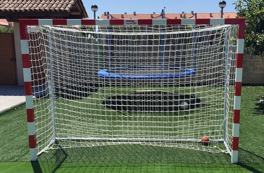 JUEGO CORTINAS AMORTIGUADORAS F�TBOL SALA/BALONMANO 4MM LINEA PREMIUM BLANCO