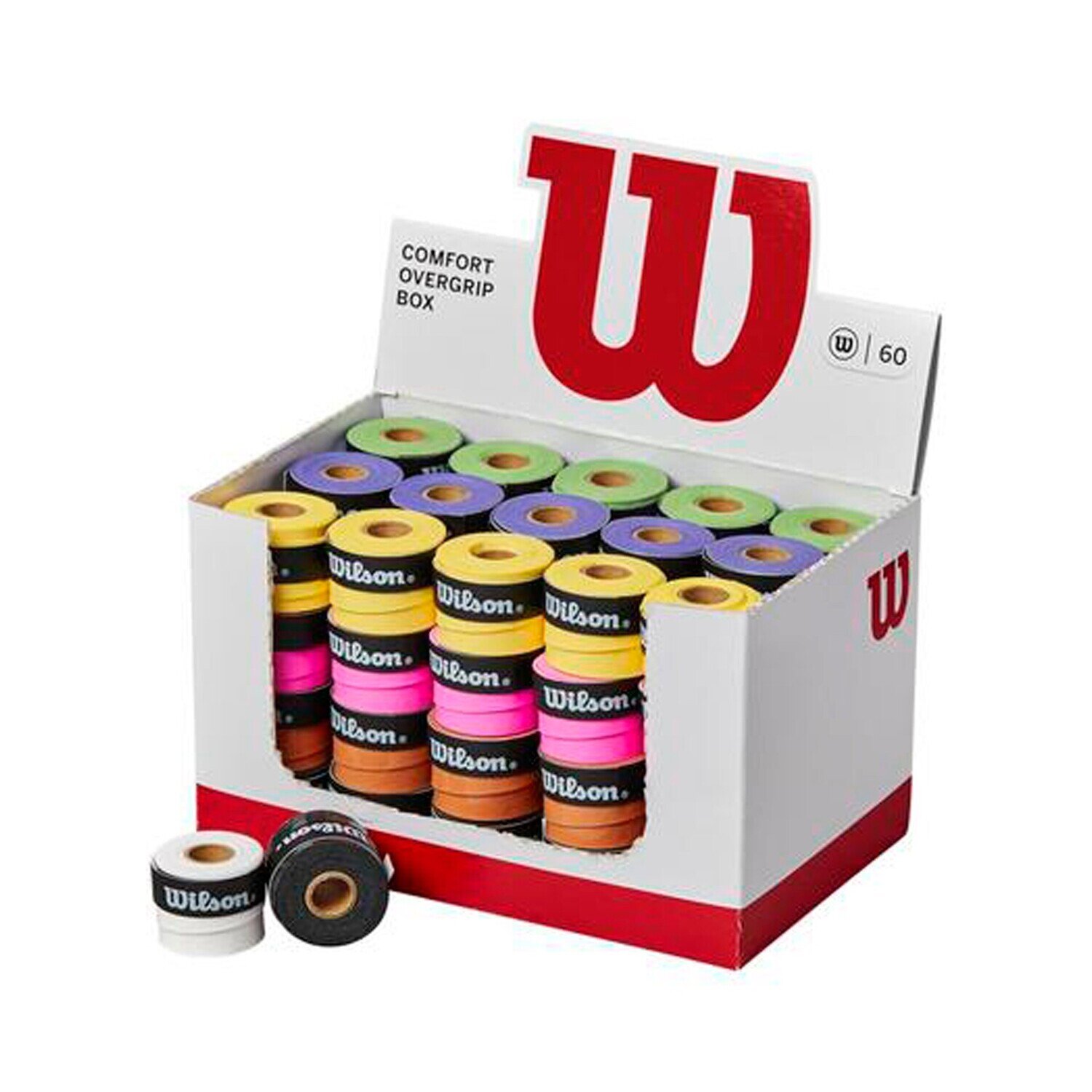 CAJA 60 OVERGRIPS WILSON COLORES