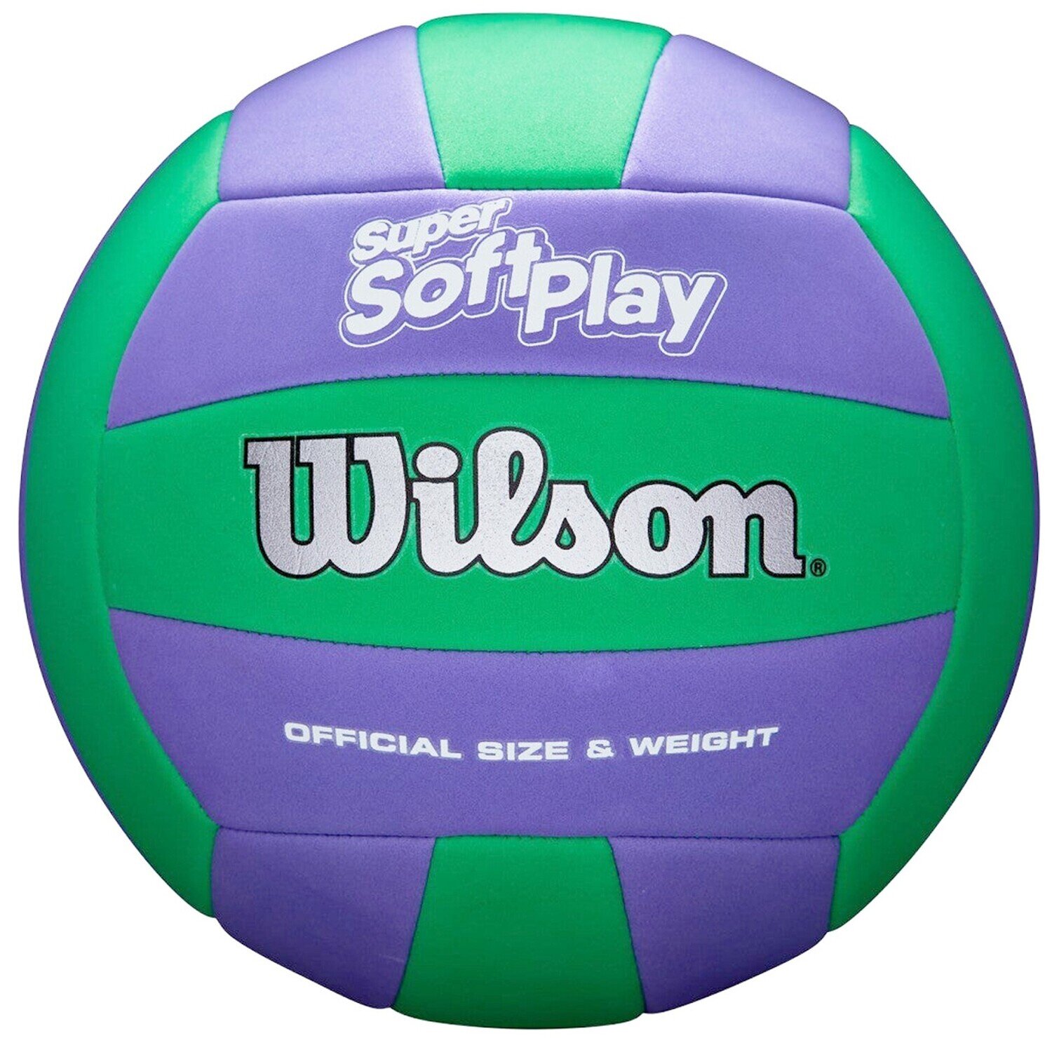 BALON VOLEIBOL WILSON SUPER SOFT PLAY SMU VERDE/LILA BALON VOLEIBOL WILSON SUPER SOFT PLAY SMU VERDE/LILA