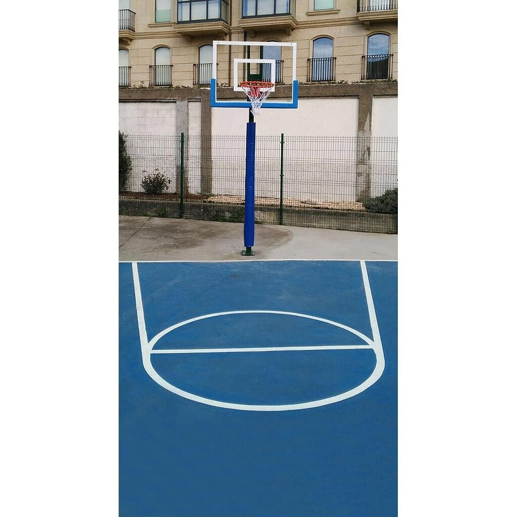 JUEGO PROTECCI�N POSTES BASKET/ MINIBASKET MONOTUBO 80x80 mm