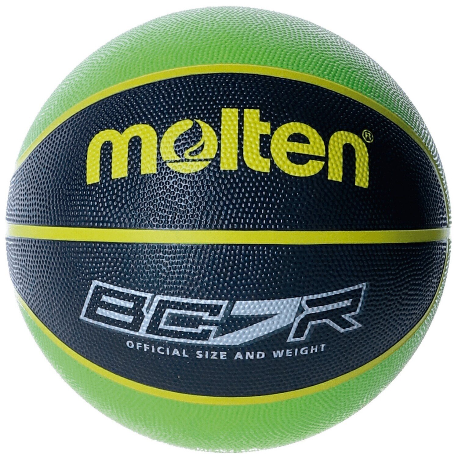 BALON MOLTEN BALONCESTO BCR2 TALLA 7 VERDE/NEGRO