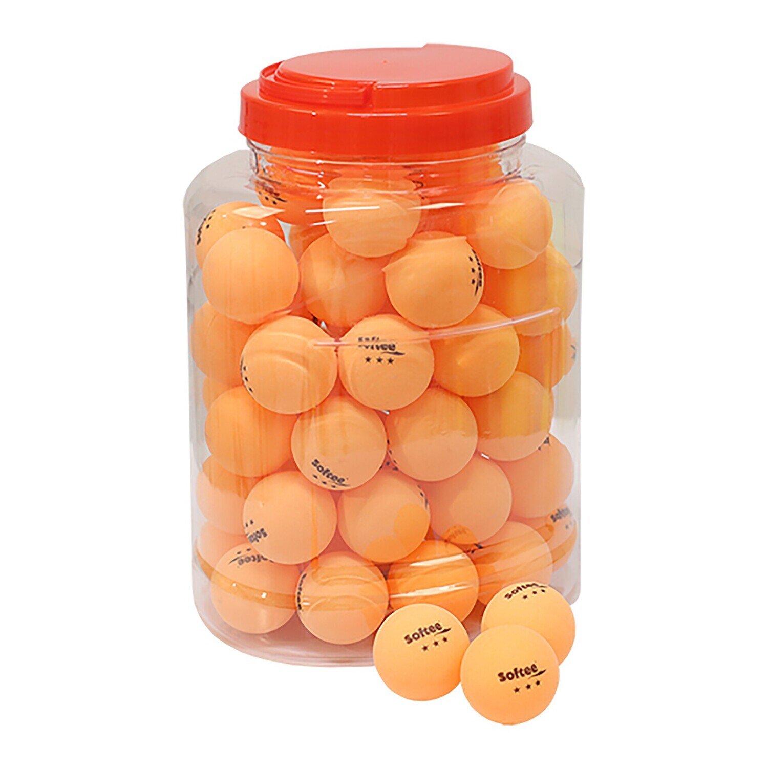 TARRO 60 PELOTAS TENIS DE MESA SOFTEE 40MM40MM