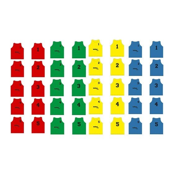 SET 5 PETOS SOFTEE NUMERADOS del 1 al 5JUNIOR