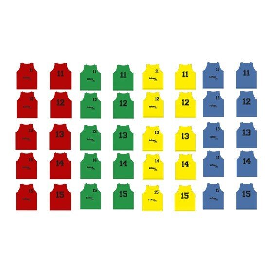 SET 5 PETOS SOFTEE NUMERADOS del 11 al 15JUNIOR