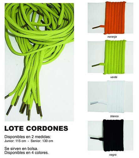 LOTE DE CORDONES (5 PARES)SENIOR