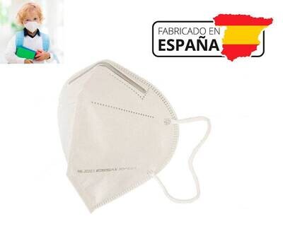 LOTE 50 MASCARILLA INFANTIL FFP2 CE - FABRICADAS EN ESPA�A