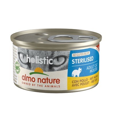 CAT WET HOLISTIC STERILISED NO GLUTEN DOS UNIDADES