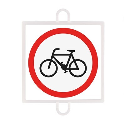 PANEL DE SE�ALIZACION TRAFICO DE PROHIBICION N� 2 (CICLOS)