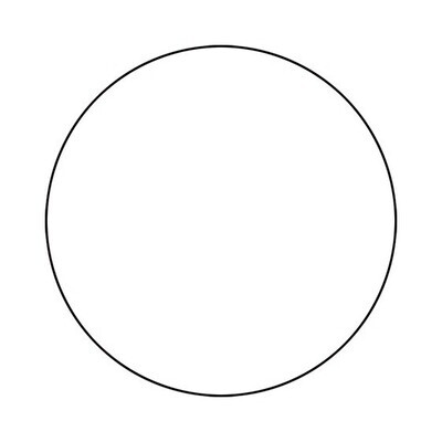 VINILO CIRCULO (12 CM DIAMETRO) PARA CONO
