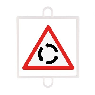 PANEL DE SE�ALIZACION TRAFICO DE PELIGRO N� 1 (INTERSECCI�N GIRATORIA)