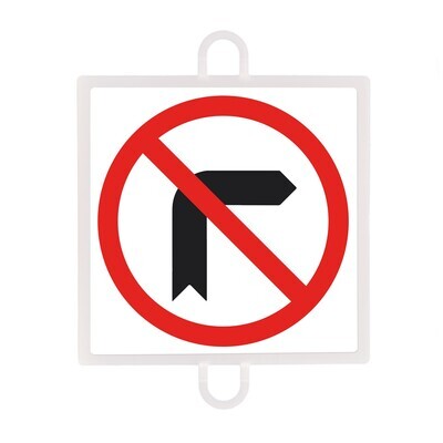 PANEL DE SE�ALIZACION TRAFICO DE PROHIBICION N� 4 (GIRO DCHA)